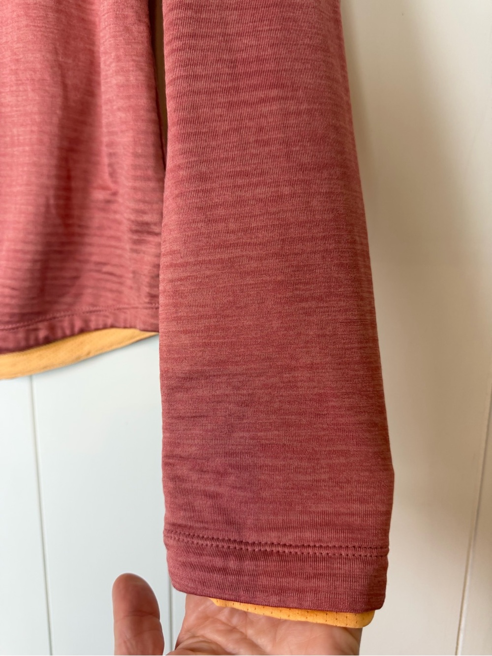 New Balance Womens Half-Zip Performance Pullover - Dusty Rose - Picture 7 of 8